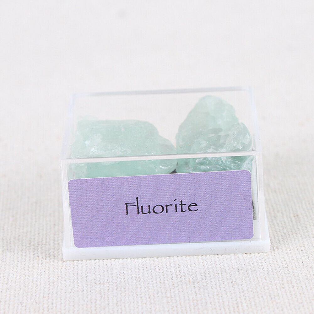 9box Mixed Natural Rough Stones Raw Rose Quartz Crystal Mineral Rocks Collection
