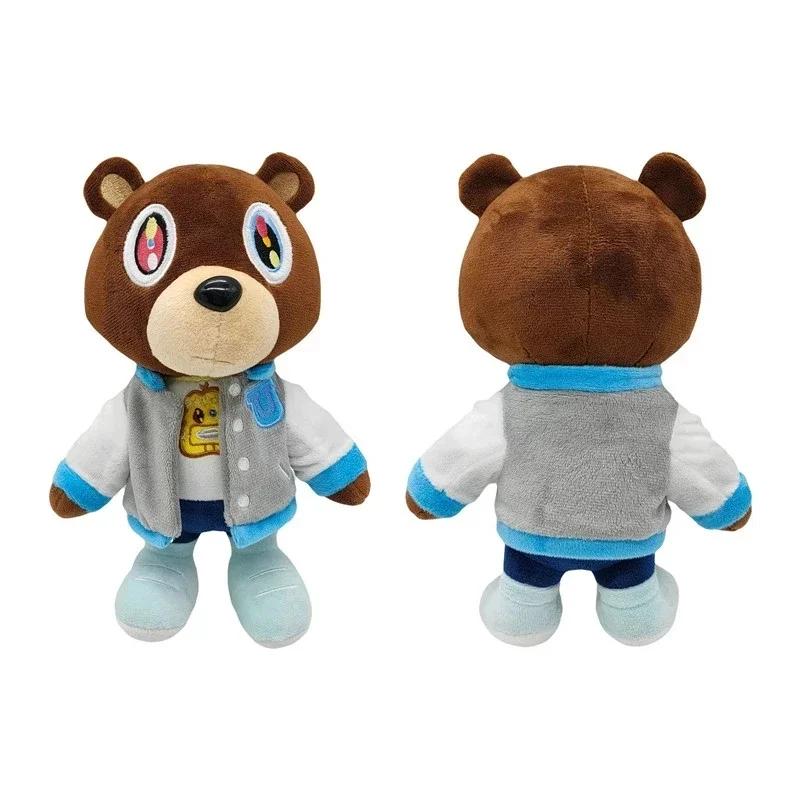 Peluche Kawaii dell'Orso Dropout di Kanye | Bambola Morbida Ripiena dell'Album di Laurea di Kanye West | Decorazione per la Casa e Regalo di Compleanno