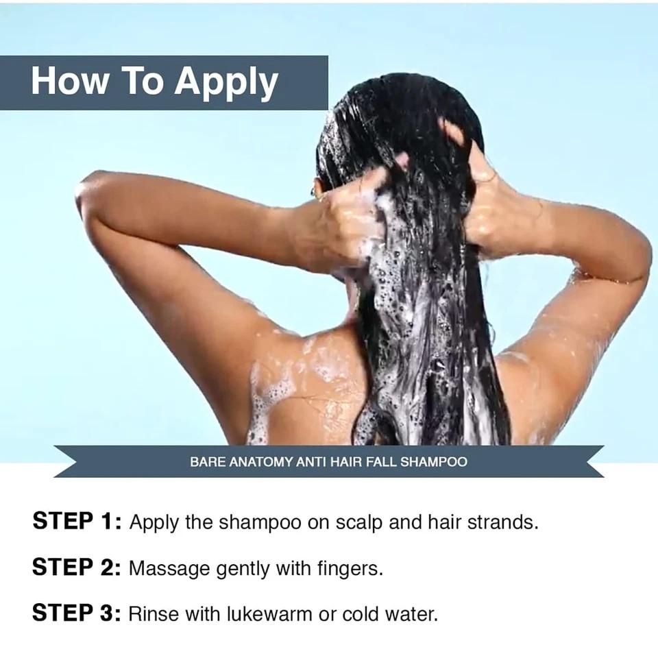 Bare Anatomy Anti-Haarausfall Shampoo Für Alle Haartypen 250ml