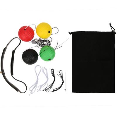 4 Ball Boxing Response HeadMounted Adjustable PU Foaming Rubber Ball Fitness Equipment