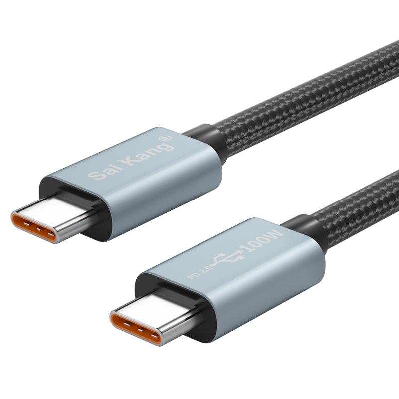 Type C-Type C 5A Cable Quick Charge Type-c Fast Charging Mobile Phone Data Cable 1 meter чёрный