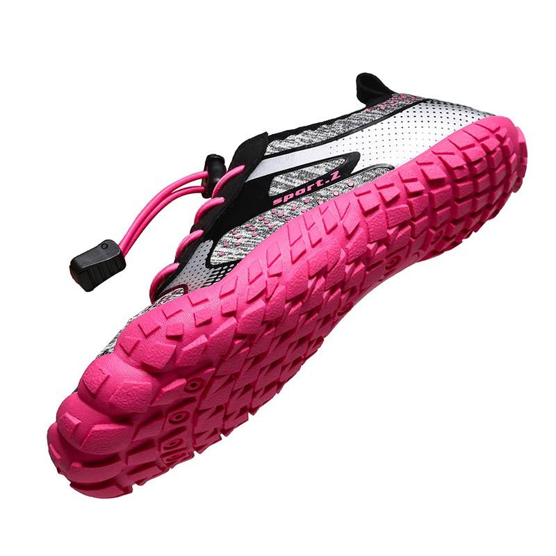 Kids Water Shoes Beach River Trekking Snorkeling Swimming Quick-Dry Mesh Barefoot Aqua With Rubber Sole