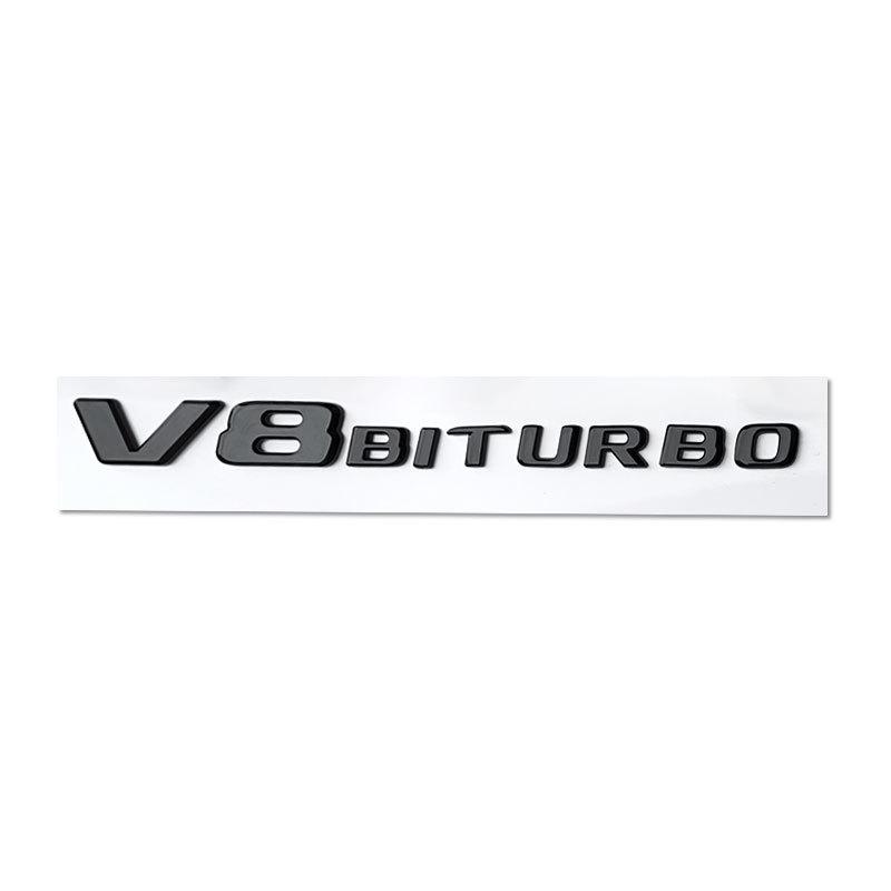 Mercedes-Benz V8 BITURBO Twin-Turbo Rear Fender Badge