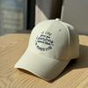 New Niche Trendy Brand Embroidered Hard-top Baseball Cap for Women, Versatile for Sun Protection and Street Shopping, New All-season Duckbill Cap