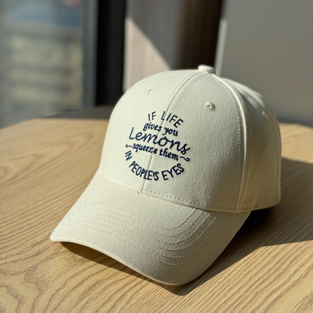 New Niche Trendy Brand Embroidered Hard-top Baseball Cap for Women, Versatile for Sun Protection and Street Shopping, New All-season Duckbill Cap