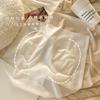 Female High Waisted Seamless Ice Silk Underwear Large Size Cotton Crotch Cinching Abdomen and Lifting Buttocks