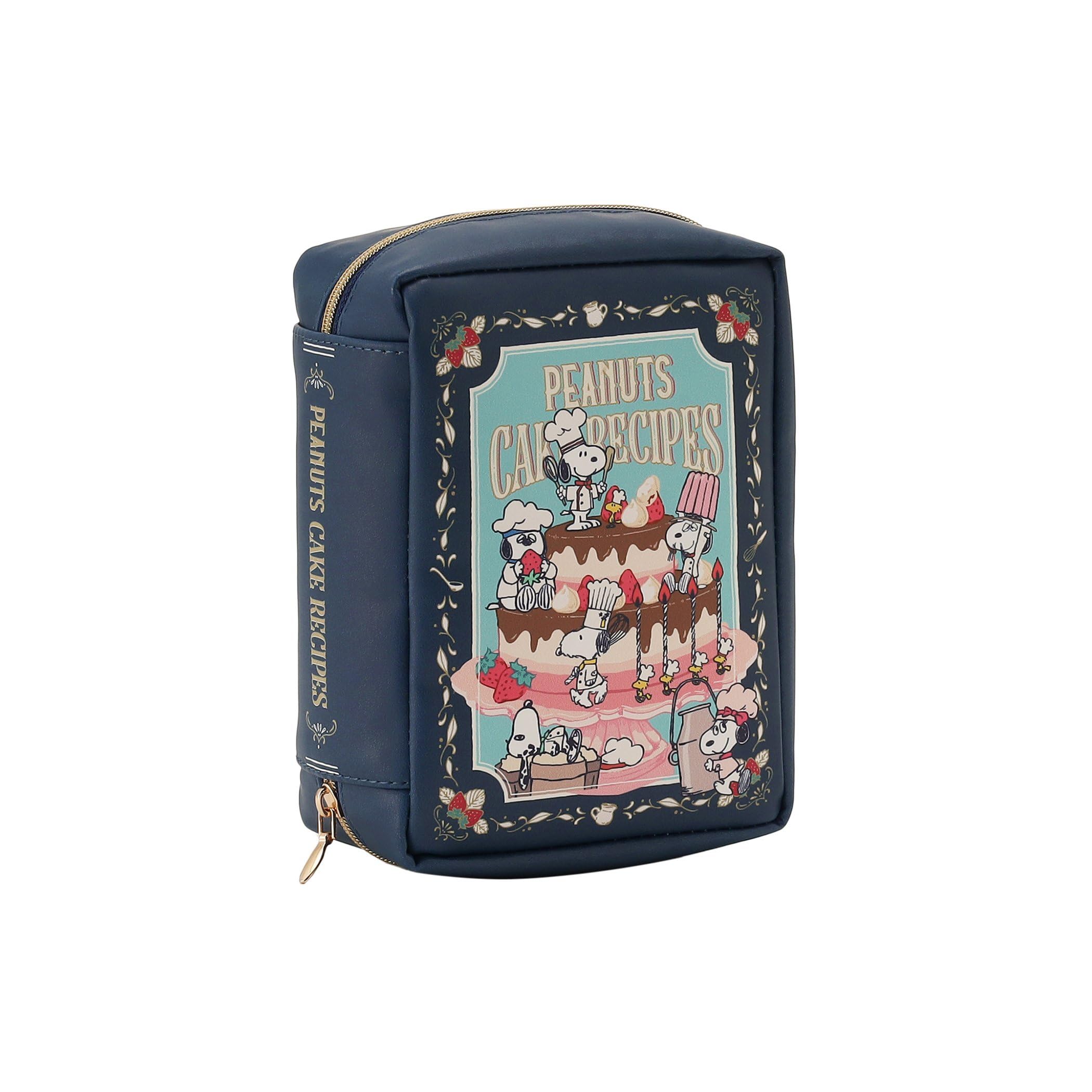 

Чай Послеобеденный чай LIVING Косметичка JM40 Темно-синий [Afternoon Living] Косметичка в форме книги/PEANUTS