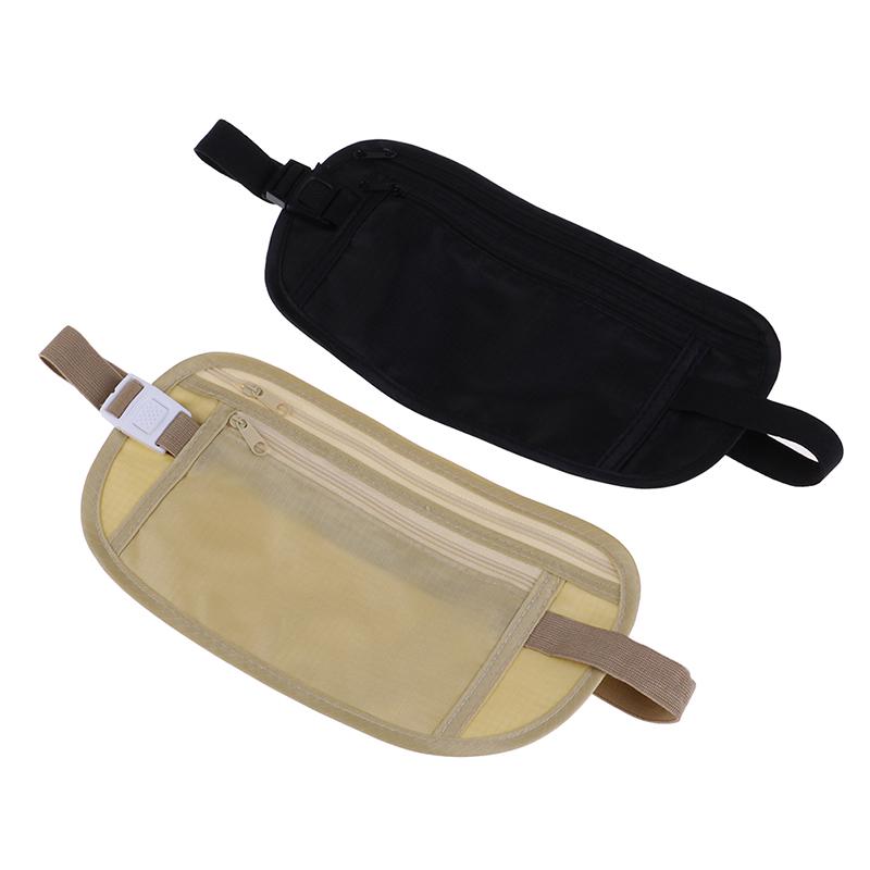 Travel Money Belt Hidden Waist Security Wallet Bag Passport Pouch Id Holder