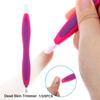 Sided V-shaped Nail Tips Cuticle Remover Dead Skin Trimmer Manicure Tool Nail Art Fork Nipper