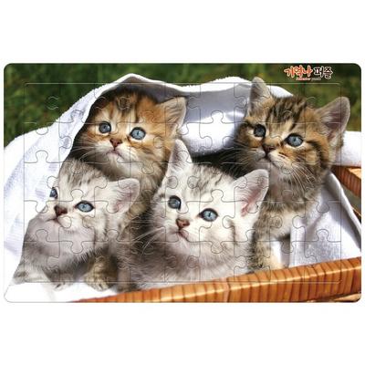 Ich erinnere mich an das Puzzlespiel 45 Teile Katzen, 1, 45 Teile