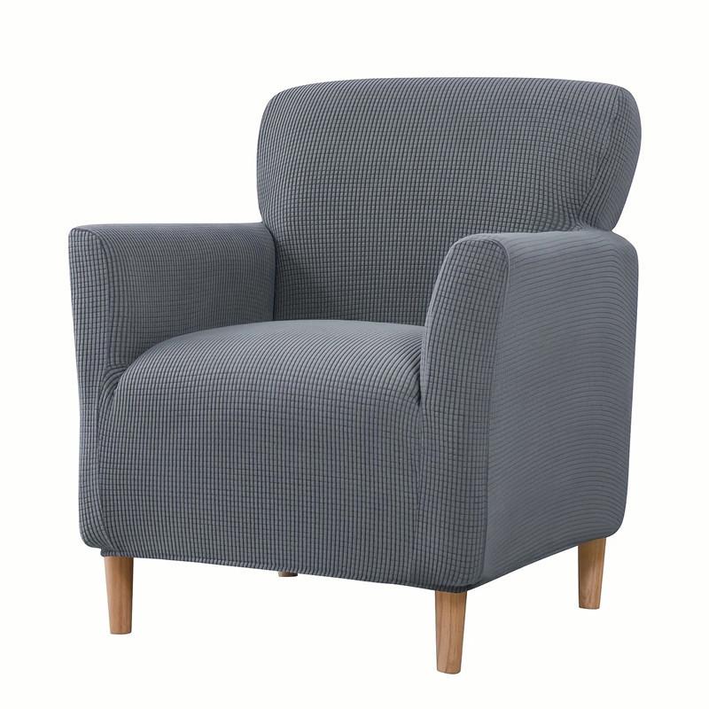 Elastic Single Sofa Cover Club Armchair Slipcover Jacquard Sofa Slipcover Tub for Study Bar Counter Hotel Living Room