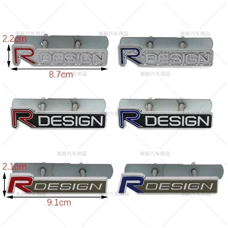 1Pc RDESIGN 3D Metal Front Hood Grill Badge Emblem Decals for XC40 XC60 XC90 V90 S90 S60 V60 V40 C70 Car Styling Accessories