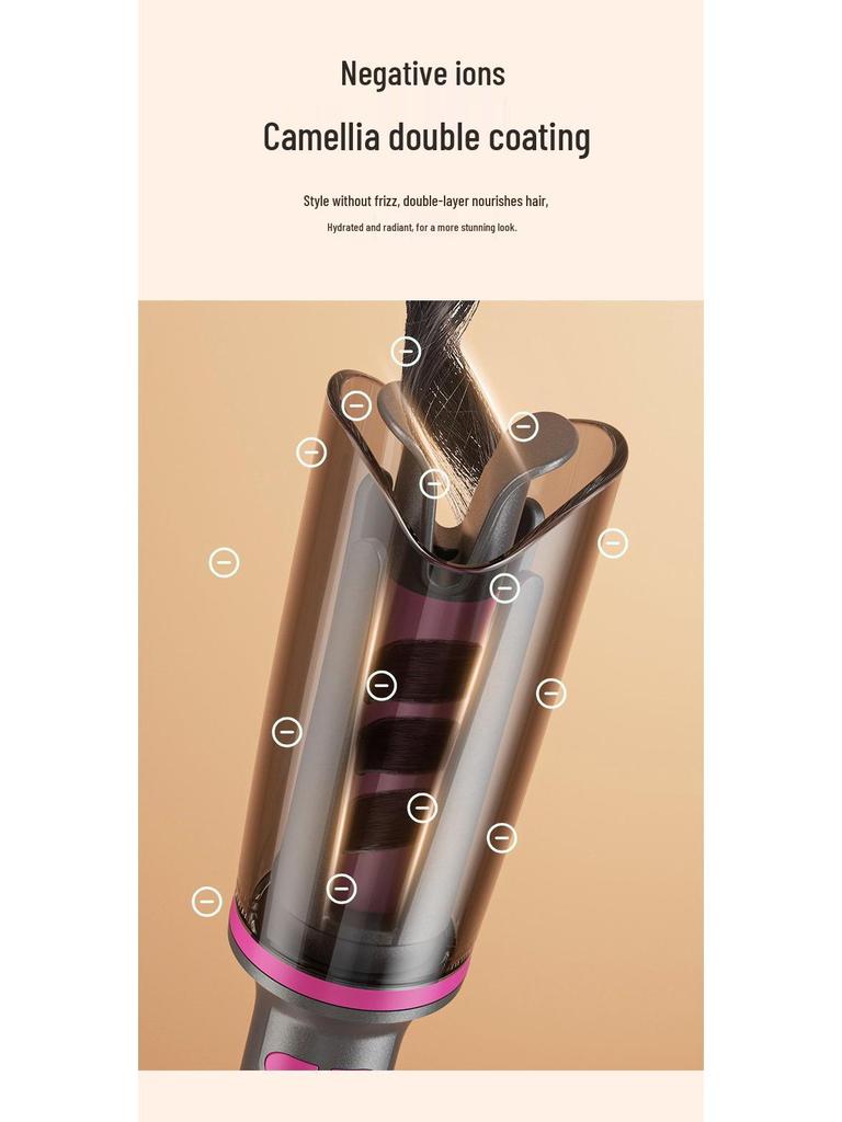 2025 Fully Automatic Negative Ion Curling Iron - Long-lasting, Anti-scald, Constant Temperature Portable Curler.