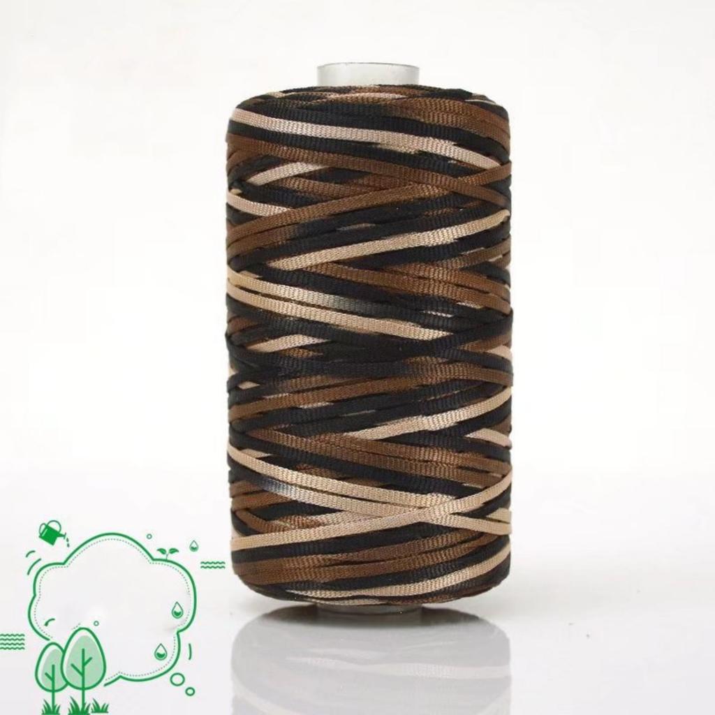 Flat Fancy Yarn Multi-color Yarn for Hand Crocheting Hat Bag Toy Shoes Diy Handknitting Yarn Spun Yarn for Blanket Knitting 100g