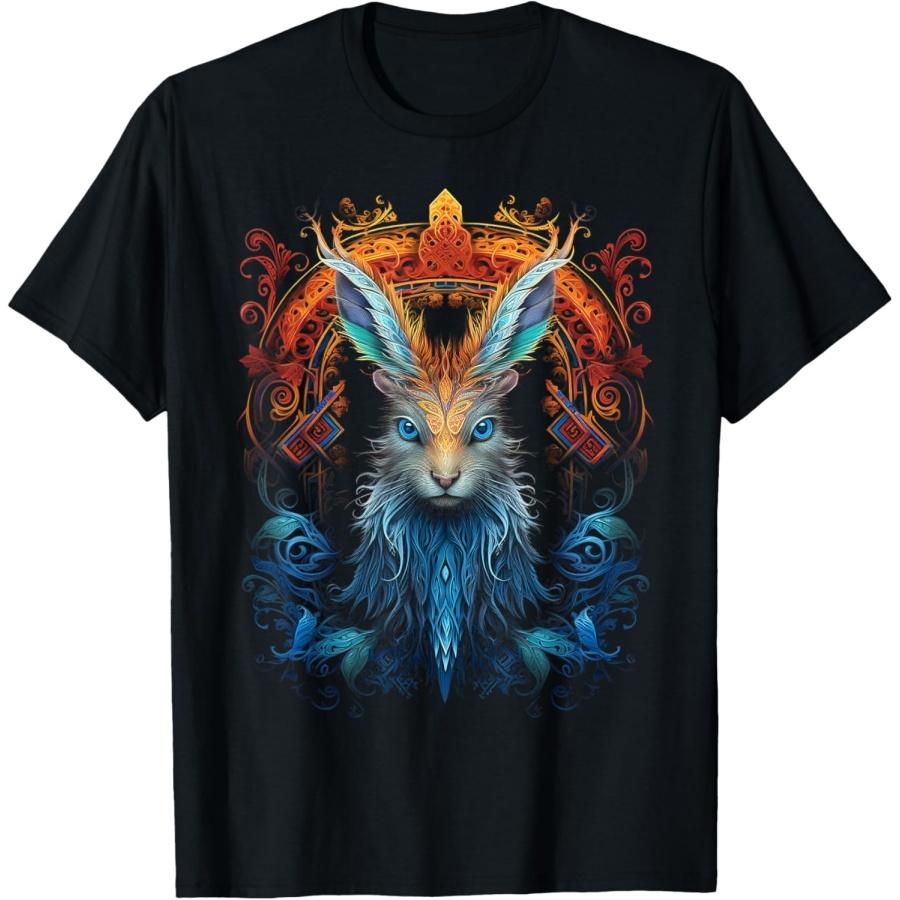 Rabbit Animal Graphic Art Rabbit T-Shirt(1) XXXXXL чёрный