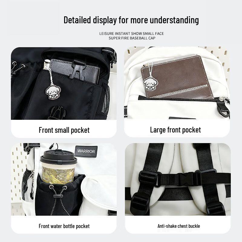 Warrior Unisex Large Capacity Casual Backpack