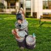 Animal Water Fountain for Outdoor - Charming Addition to Your Patio or Garden