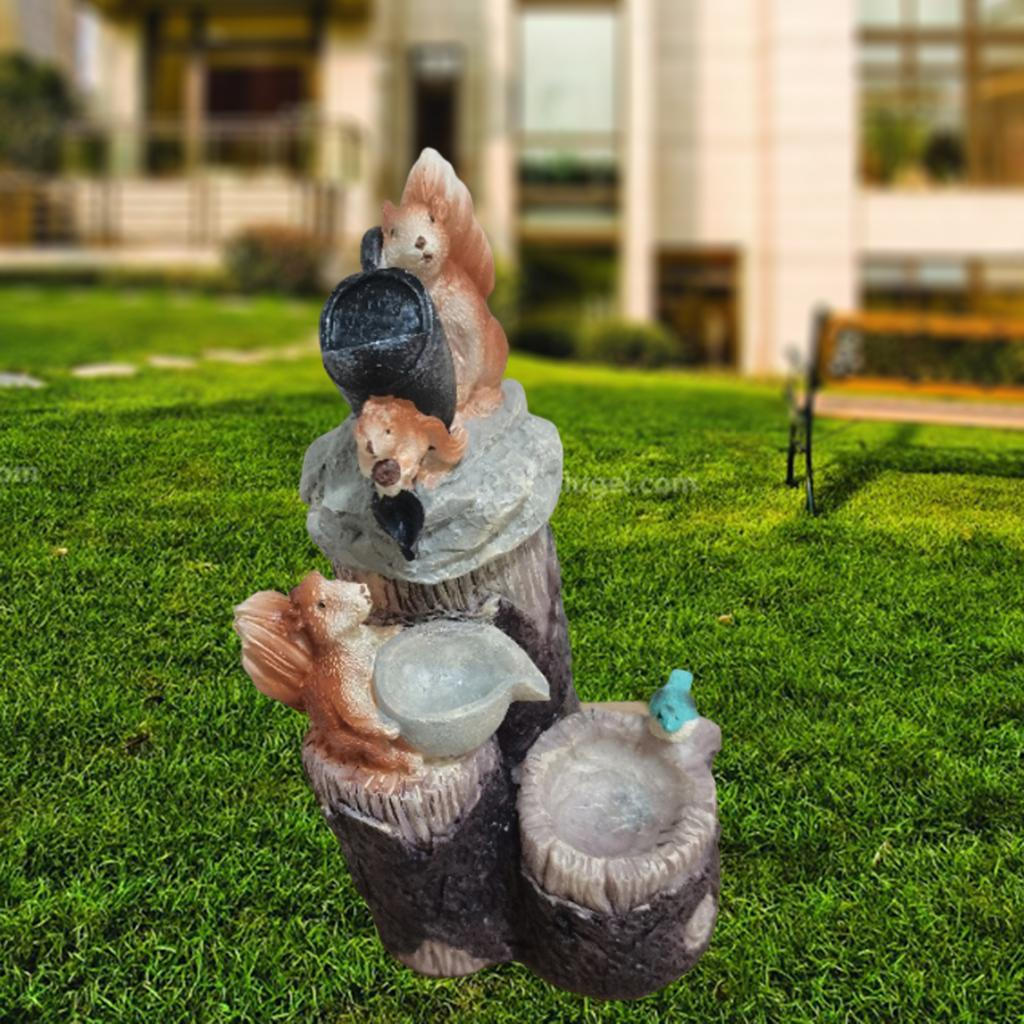 Animal Water Fountain for Outdoor - Charming Addition to Your Patio or Garden