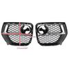 Left/Right Replacement Mesh Grille with Trim Intake Cover Front Bumper Fog Lamps Frame Grille 51117312605 Auto Accessory