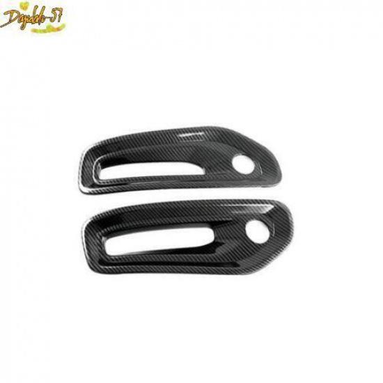 For Dodge Ram 1500 TRX   Carbon Fiber Front Fog Lamp Light Cover Trim