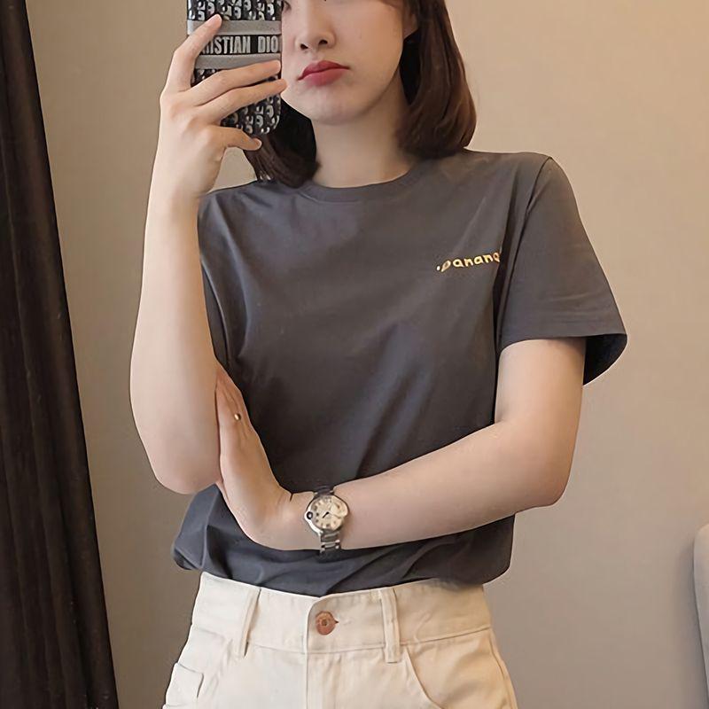 

Women s Summer Casual Suit: Grey Top & White Shorts Two-Piece Set - Fashionable, Loose, Niche Style. XL (Recommended for 120-135 jin)