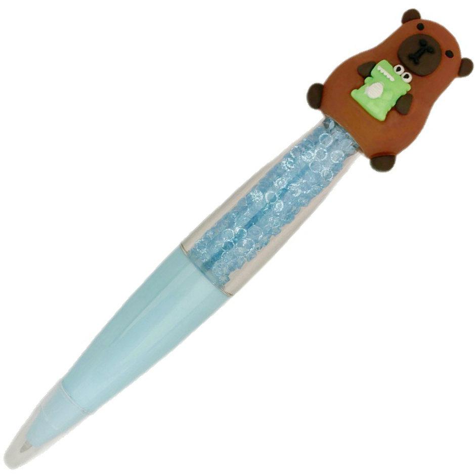 

Capybara Pen: Transparent High-Quality Plastic Pen - Perfect for Students and Gifts 1.0 mm