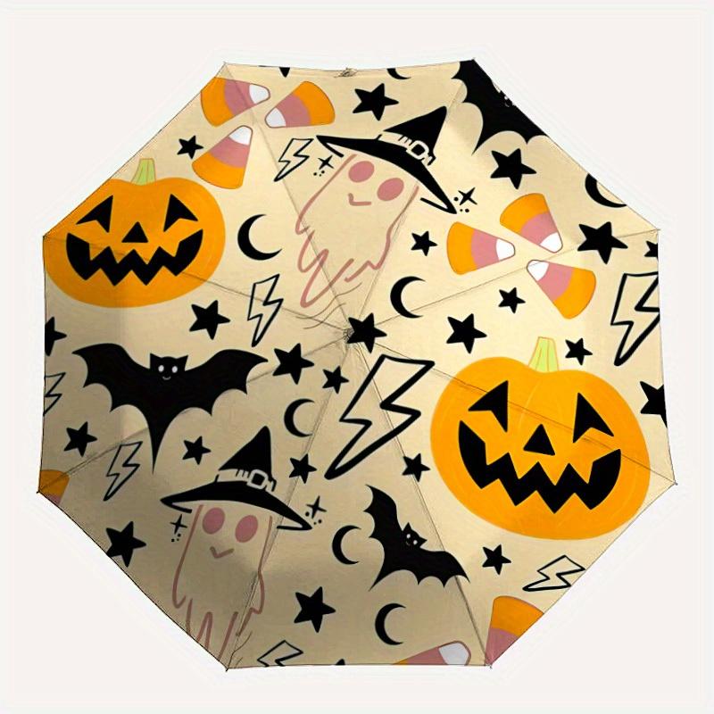 

1pc HalloweenAutomatic Open/close, All-Season Portable Folding Umbrella for Friends, Travel, Everyday, Events yy250806056