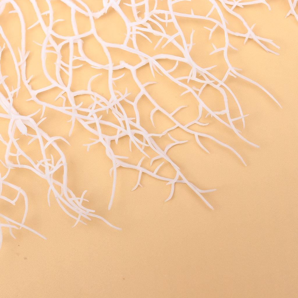 1 Pezzo Plastica di Alta Qualità Ramo di Corallo Corallo Artificiale per Decorazione Acquario Decorazione Casa Piante Ramo Grande Oggetti di Scena Paesaggistica