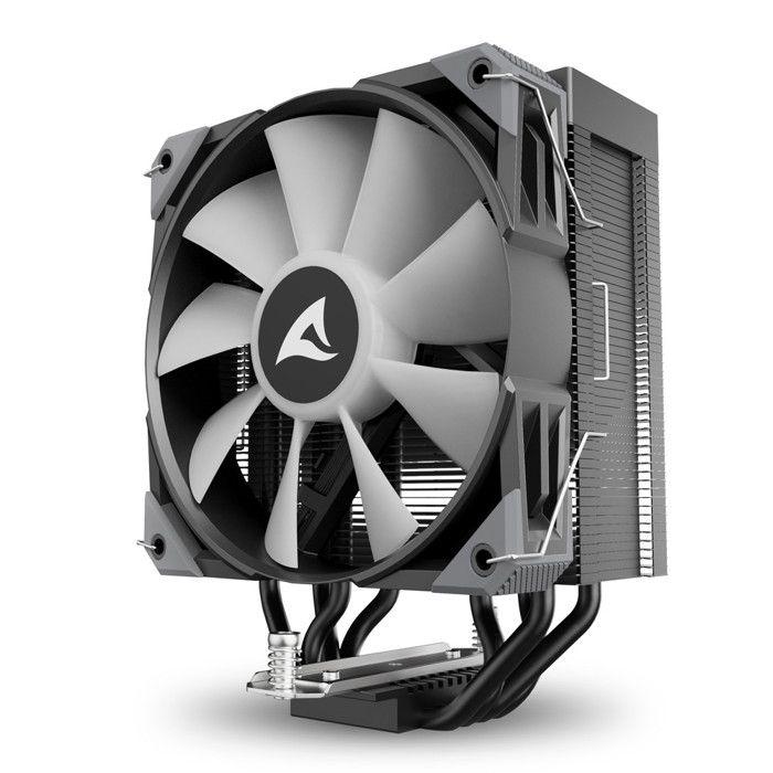 Sharkoon A40 Dissipatore d'Aria CPU RGB Ventola 12cm PWM 230W Intel AMD