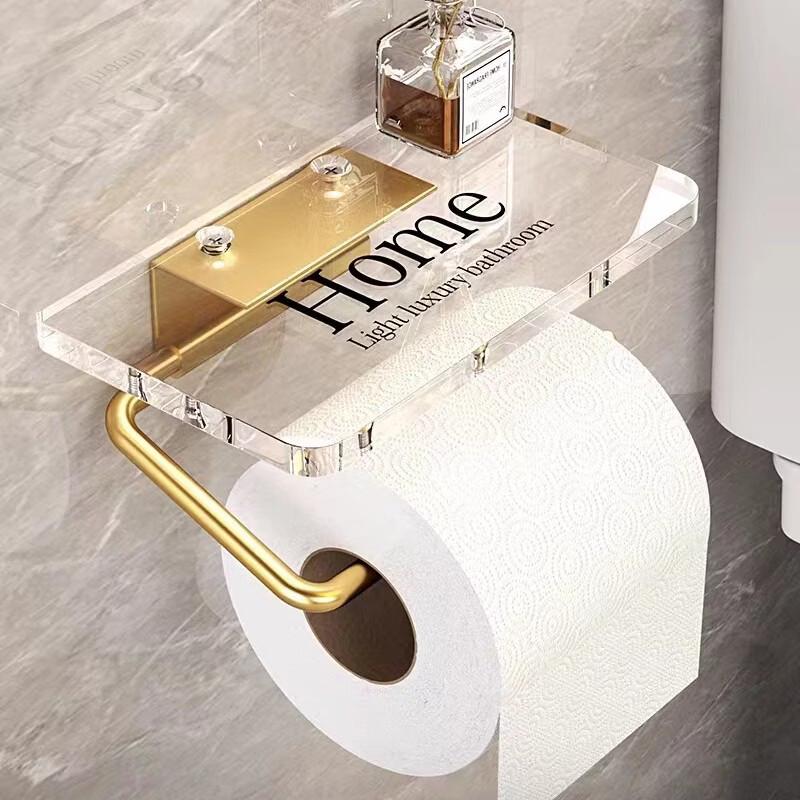 Acrylic Bathroom Tissue Holder
