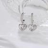 Exquisite Heart-Shaped Rope Edge Earrings – Unique, Simple Girlish Design