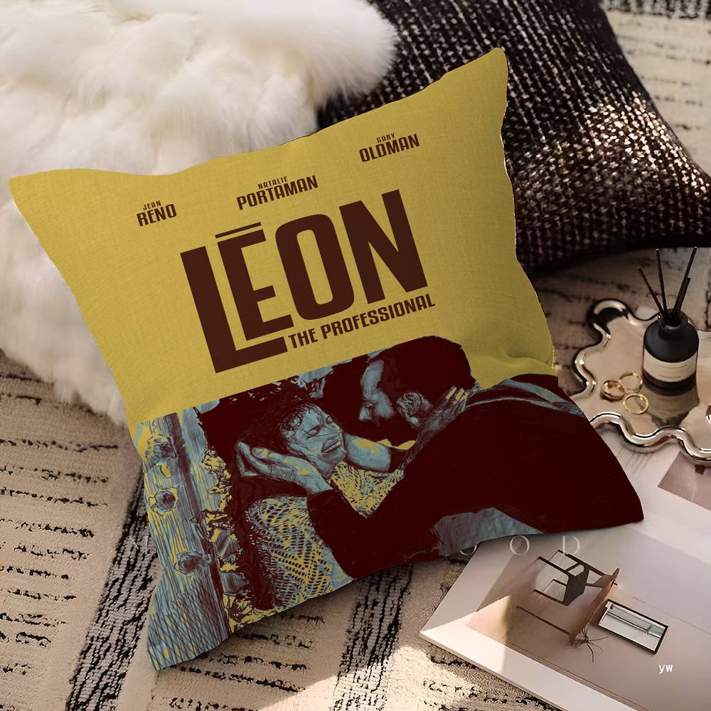 Movie Leon The Professional Pillowcase toon Gift Cushion Cover Bedroom Home Sofa Chair Seat Decor pillow case