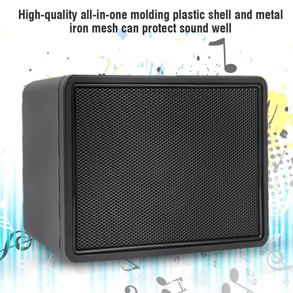 Flatsons Gitarrenverstärker Lautsprecher Mini Audio Sound mit Kunststoffgehäuse für Gitarristen