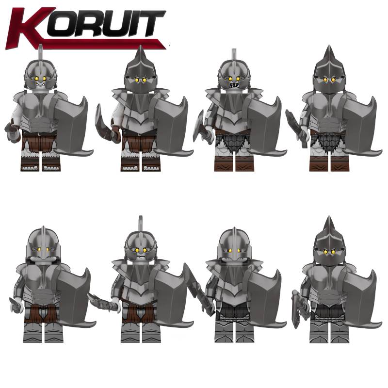 

Набор из 8 мини-фигурок Властелина Колец, сборный строительный блок