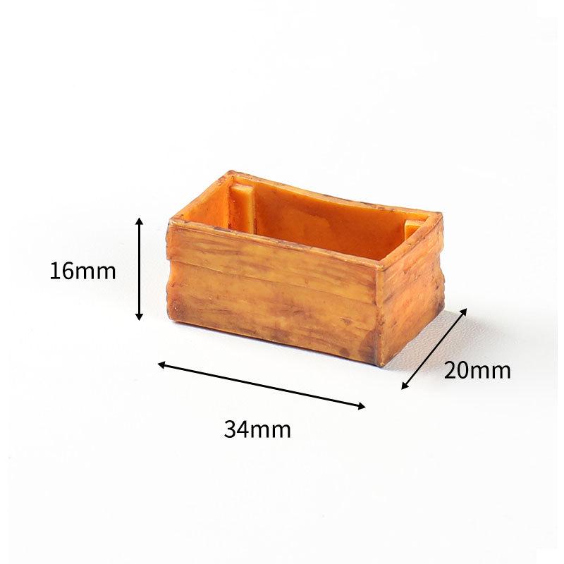 

Миниатюрная деревянная рамка Коробка с деталями для кукольного домика для фотографии и декора