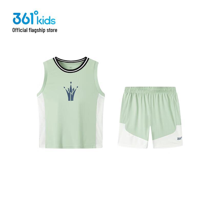 361° Kids' Quick-Dry Basketball Vest & Shorts Set
