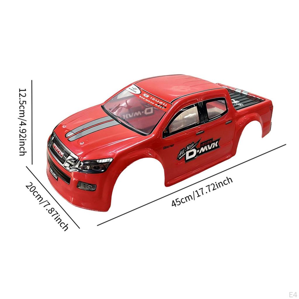 RC Car Body Outer Accessories 1/10 Replacement Fittings Simple Installation Lightweight