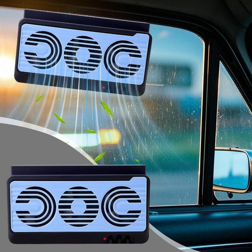 3 Fans Design Car Exhaust Fan Solar Powered Air Circulation Fan Auto Window Cooler Vehicle Cooling