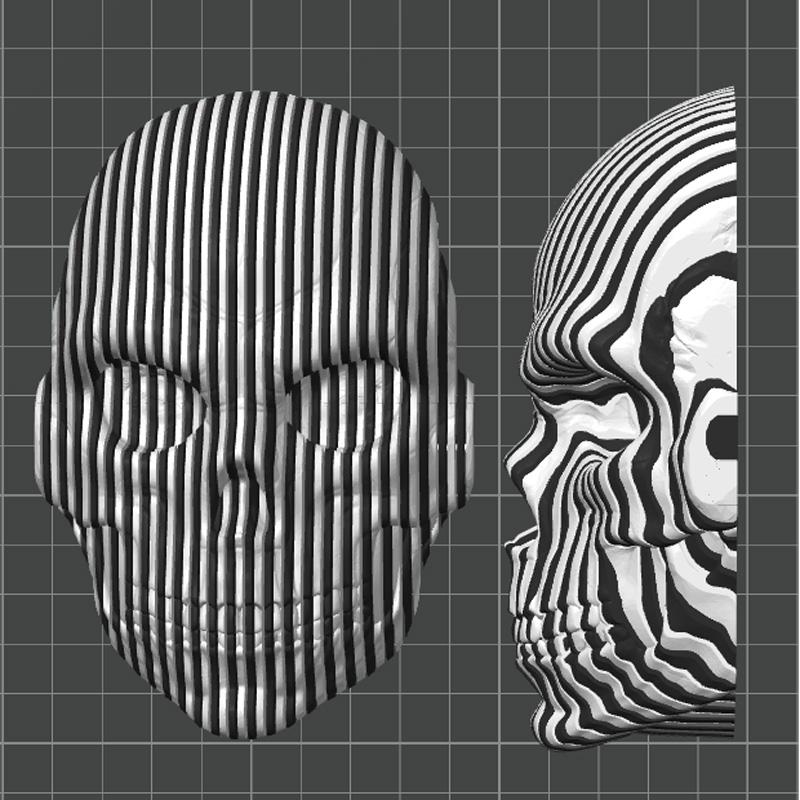 

3d Printed Luminous Quantum Skull, Fidget Skull Gifts, Funny Desktop Ornaments For Home Office Desk Unique Quantum Skull Decor
