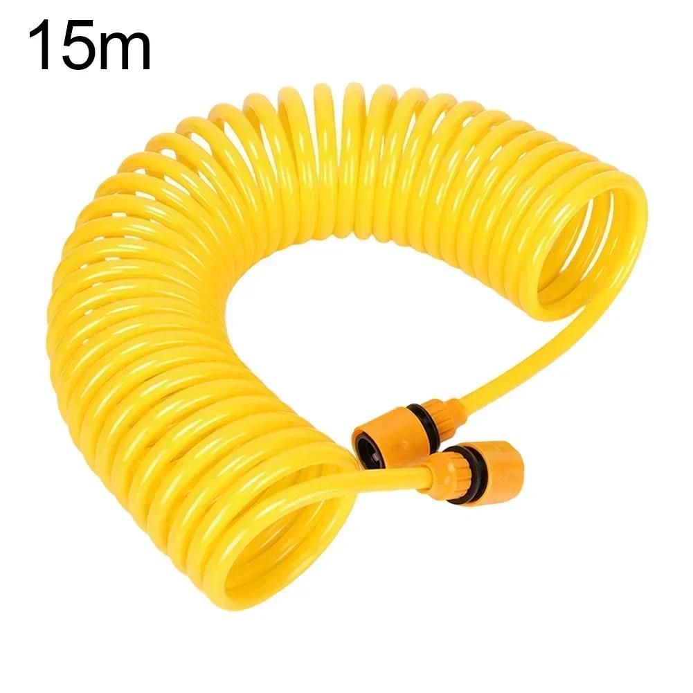 

Ergonomic Garden Hose Design Expandable Tube 15M Recoil Garden Hose Tangle-free Lightweight Portable Expandable Coil Design