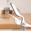 Professional Crayfish Scissor Stainless Steel Shrimp Back Cutter Lobster Scissor  Home