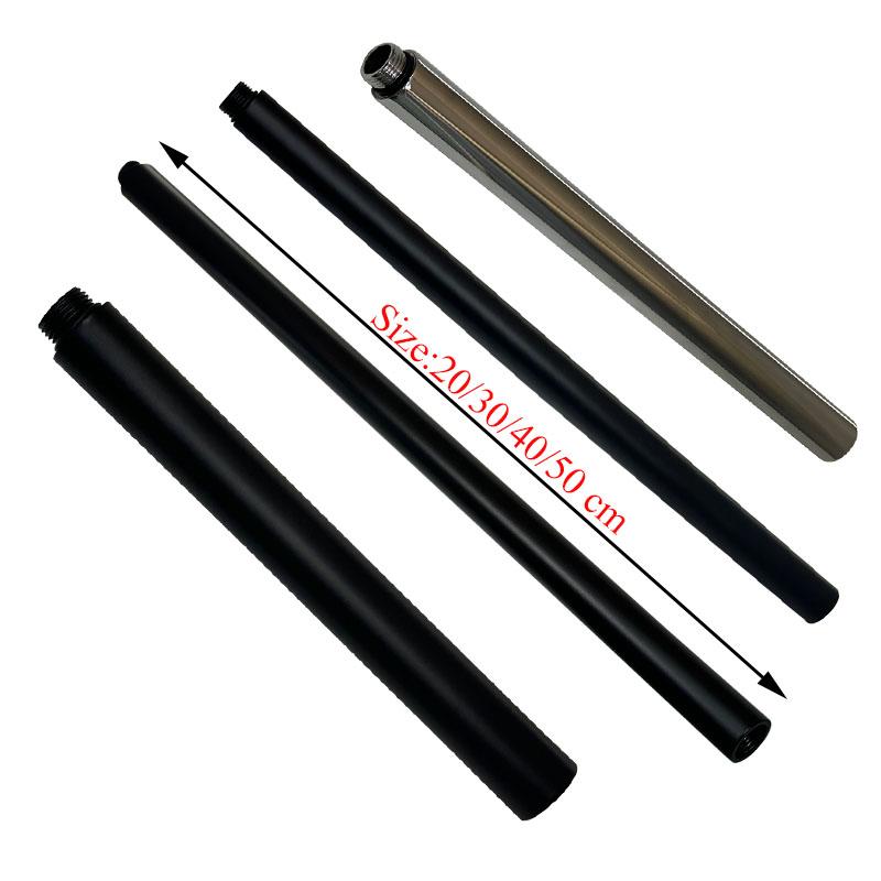 20/30/40/50cm Bathroom Shower Extension Tube Installation Specification 18mm Round Extension Bar Pipe Bathroom Accessories