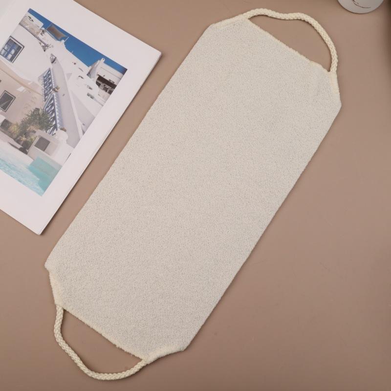 1Pc Exfoliating Bath Towel Scrubber Belt Bath Stretchable Full Body Washcloth Super Absorbent Towel Bathroom Supplies