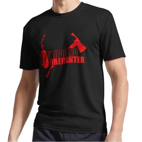 New Firefighter Wildland Active Logo T-Shirt Funny Size S to 5XL S