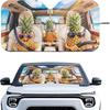 Fashion Cat Car Window Shades Foldable Car Windshield Sunshades Automotive Windshield Sunshades Keep Cool UV Rays Protection for Most Sedan Truck Van
