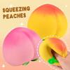 1/2 PZ Giocattolo Fidget Cartone Animato Pesca PU Morbido Crescita Lenta Antistress Decompressione Kawaii Bambini Giocattoli Squishy Regalo