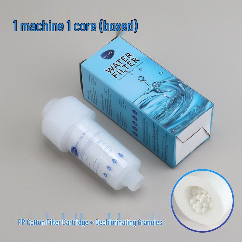 Replaceable Core PP Cotton Water Filter for Shower, Washing Machine, Toilet - Reduces Residual Chlorine