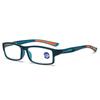 New Style Lightweight Sports Reading Glasses with Anti-blue Light Small Frames and HD Flat Lenses
