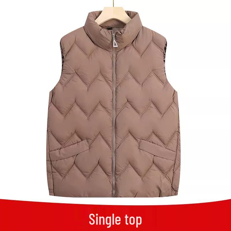 

Теплая хлопковая безрукавка для женщин среднего и пожилого возраста 5XL (125-140 jin)