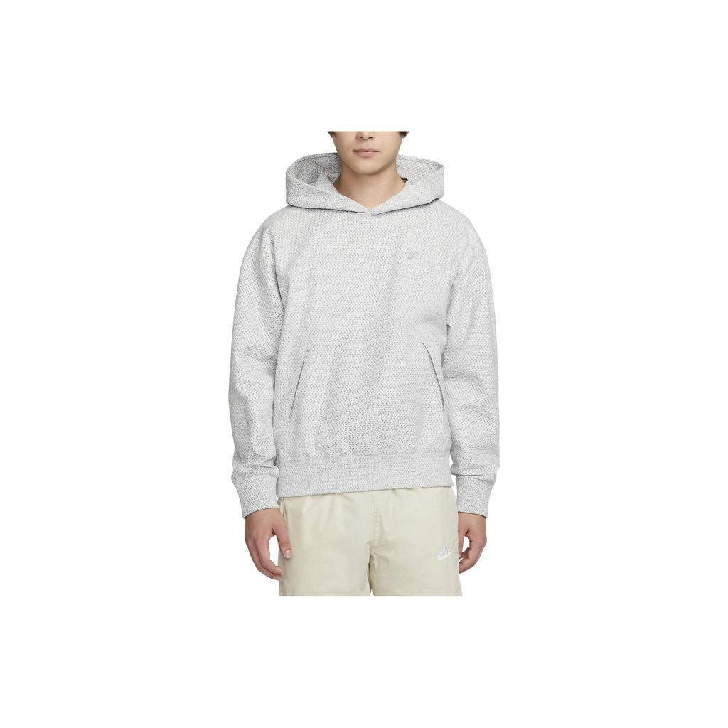 Nike Felpe da uomo Grigio Fumo con Cappuccio Moderata Regular DR0405-084